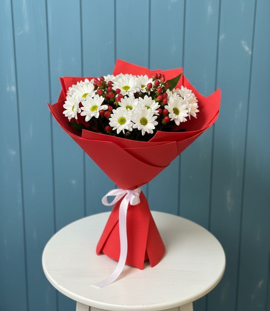 Букет цветов из: Хризантемы в Выкса