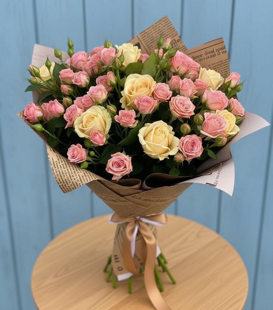 Букет цветов из: Розы в Выкса