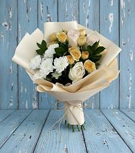 Букет цветов из:  Розы и Хризантемы в Выкса