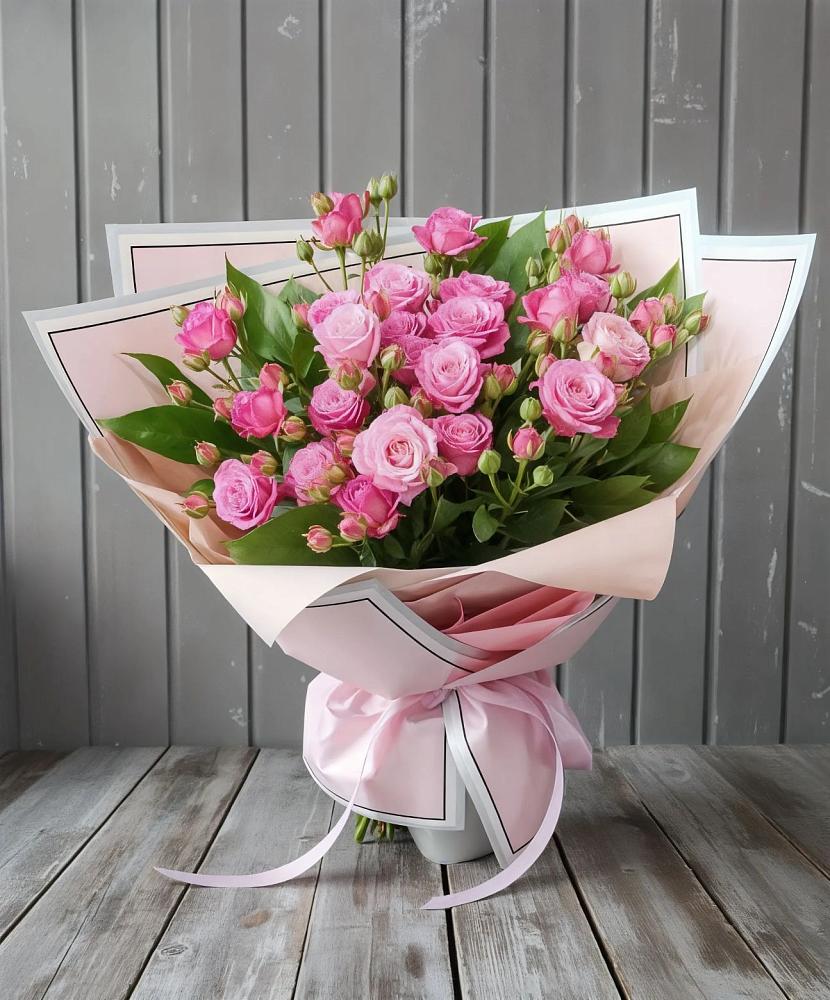 Букет Розовый кустик в Выкса