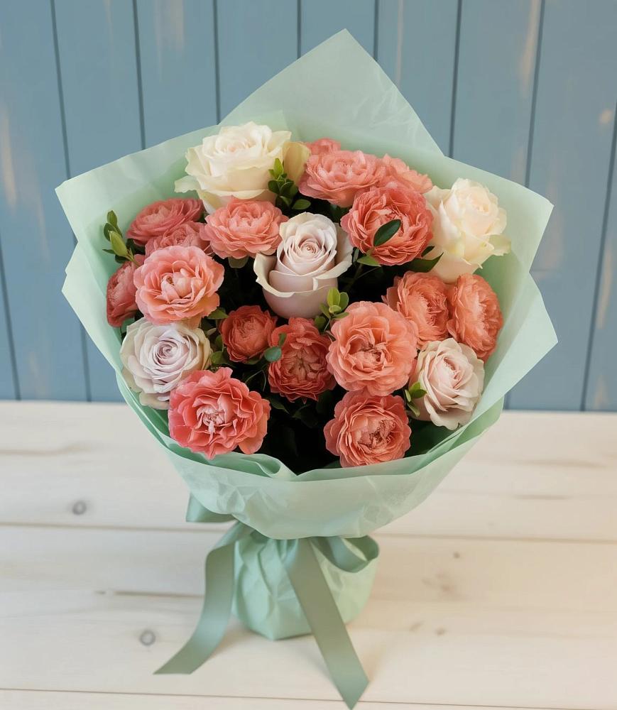 Букет цветов из: Розы в Выкса