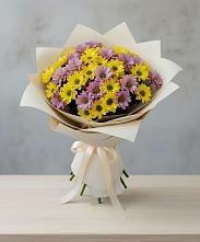 Букет цветов из:  Хризантемы #REPLACE_PRED# Выкса