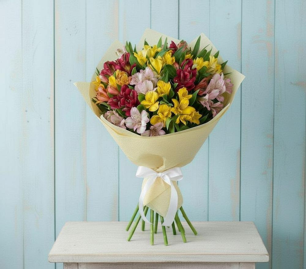 Букет цветов из: Альстромерии в Выкса