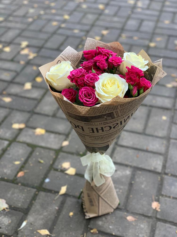 Букет цветов из: Розы в Выкса