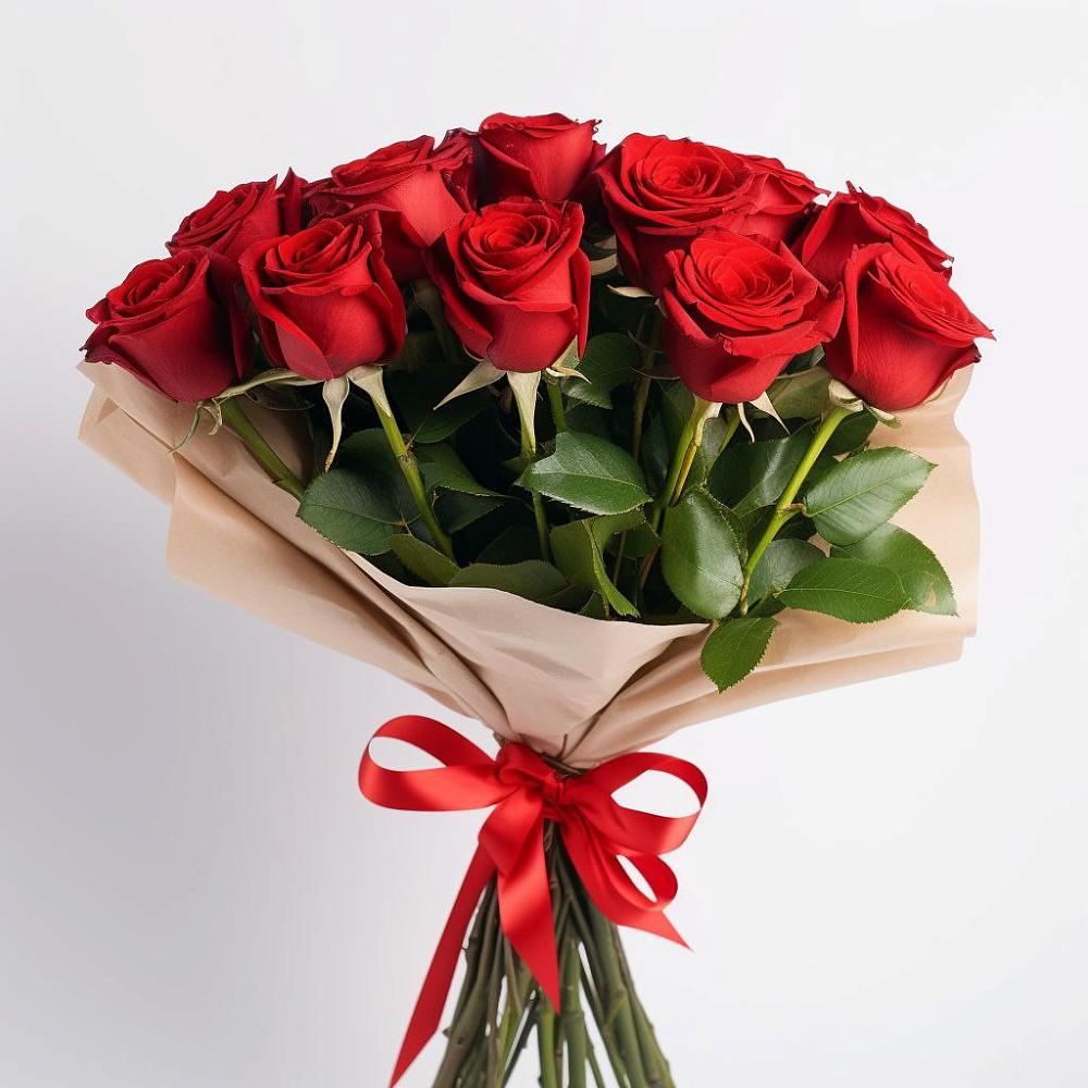 Букет 11 Красных роз Эдлесс Лав в Выкса