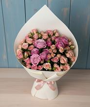 Букет цветов из:  Розы в Выкса