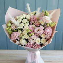 Букет цветов из:  Альстромерии и Розы #REPLACE_PRED# Выкса