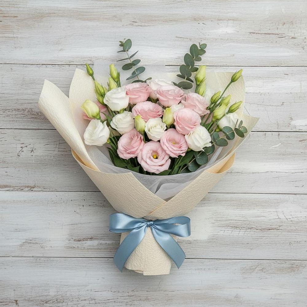 Букет цветов из: Лизиантусы в Выкса